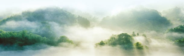 清新背景jpg设计背景_新图网 https://ixintu.com 云雾 户外 旅行 水墨画 绿色