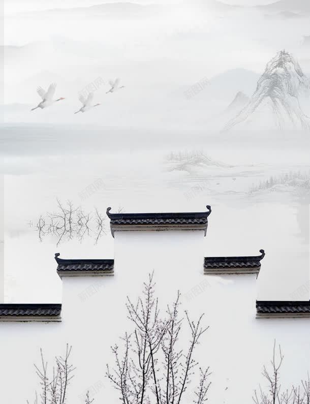 中国风江南水墨山水画png免抠素材_新图网 https://ixintu.com 中国风 中国风书封面 传统风景画 古建筑 山水画壁纸 水墨山水画 水墨画 江南风