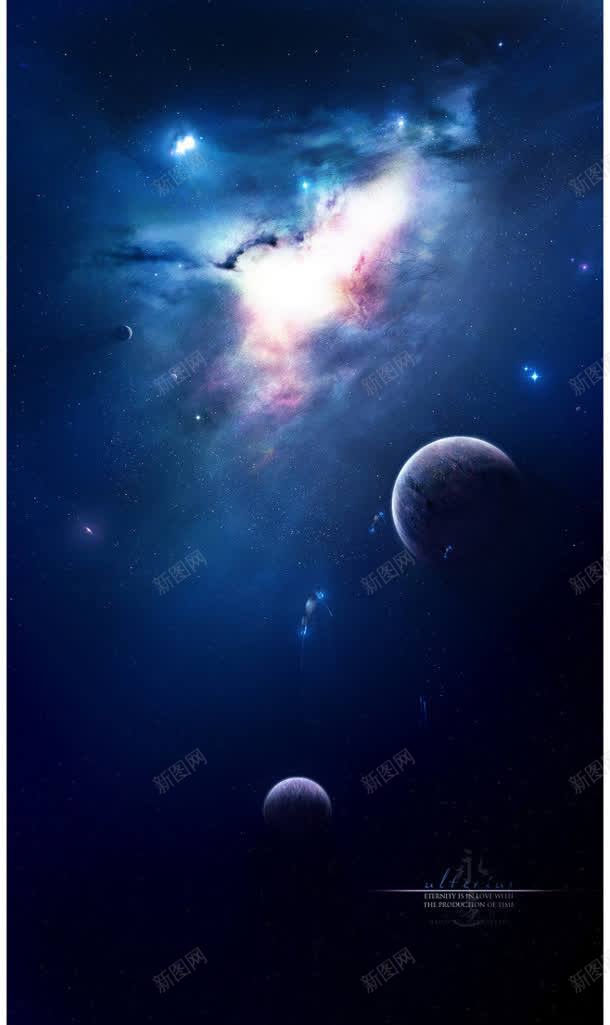 神秘唯美宇宙星辰大海jpg高清背景_新图网 https/ixintu.