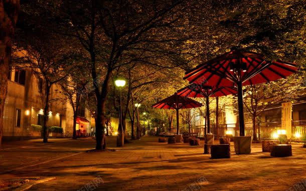 夜晚公园打伞海报背景jpg设计背景_新图网 https://ixintu.com 公园 夜晚 打伞 海报 背景