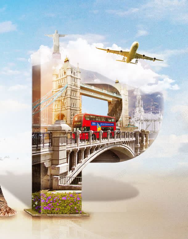 旅游出行创意广告jpg设计背景_新图网 https://ixintu.com 出行 创意 广告 旅游