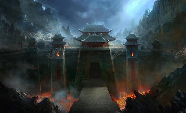 卡通奇幻古代战争场景jpg设计背景_新图网 https://ixintu.com 卡通 古代 场景 奇幻 战争