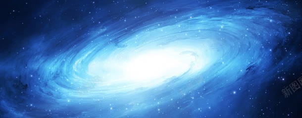 浩海宇宙banner背景jpg设计背景_新图网 https://ixintu.com 星空 星际 游戏 电商 科幻 蓝色背景 酷炫 银河系