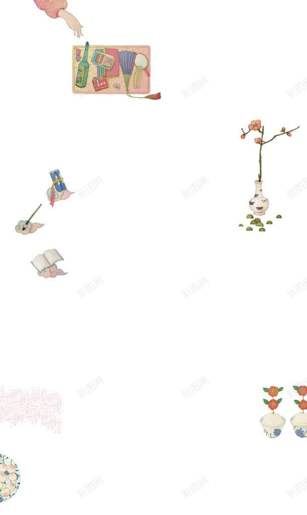 花瓶日用书本学习jpg设计背景_新图网 https://ixintu.com 书本 学习 日用 花瓶