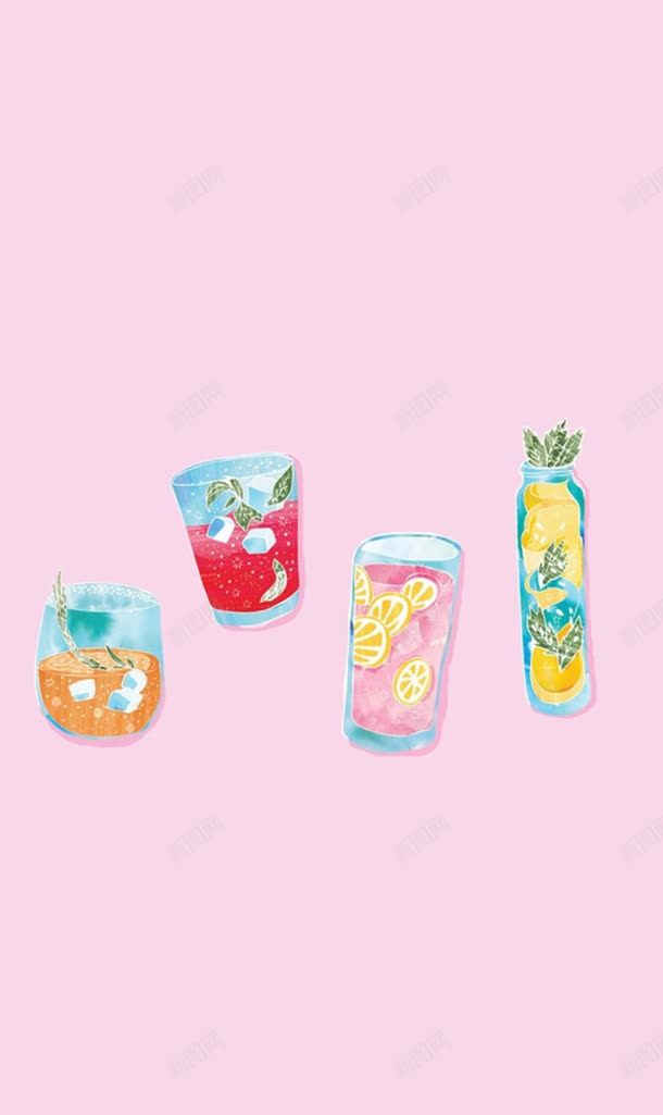 卡通饮品薄荷柠檬海报背景jpg设计背景_新图网 https://ixintu.com 卡通 柠檬 海报 背景 薄荷 饮品