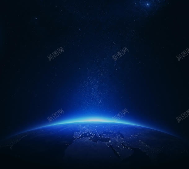 时尚神秘蓝色地平线光效jpg设计背景_新图网 https://ixintu.com 地平线 时尚 神秘 蓝色