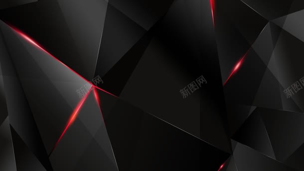 黑色科技感几何图形jpg设计背景_新图网 https://ixintu.com 几何图形 科技 黑色 黑色底图