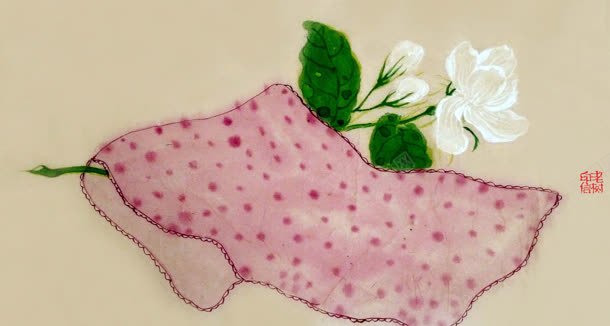 纯色背景圆点粉色被子花朵立绘jpg设计背景_新图网 https://ixintu.com 图片 圆点 粉色 背景 花朵 被子