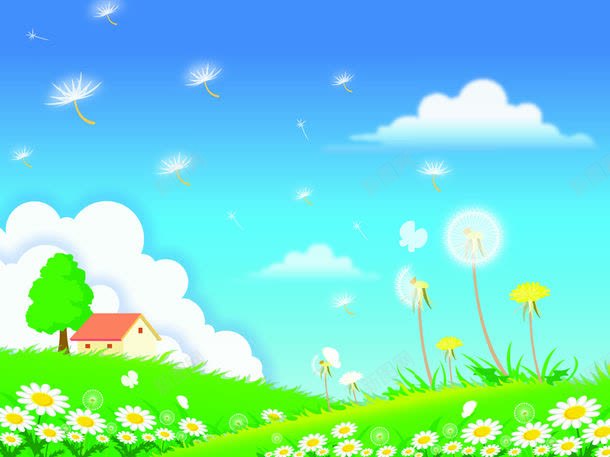 卡通插画背景jpg设计背景_新图网 https://ixintu.com 儿童插画 卡通插画背景图片 卡通插画背景图片素材下载 卡通背景 图片素材 天空 底纹 底纹背景 手绘 插画 时尚花纹 漫画天空 背景墙 背景花边 自然 花朵 花纹 草地 鲜花