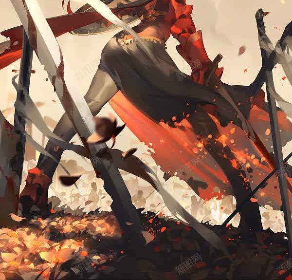 手绘玄幻小说场景插画jpg设计背景_新图网 https://ixintu.com 场景 小说 插画