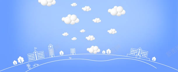 学生教育漫画背景bannerjpg设计背景_新图网 https://ixintu.com banner 学生 教育 漫画 背景