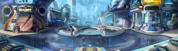 蓝色卡通游戏场景jpg设计背景_新图网 https://ixintu.com 卡通 场景 游戏 蓝色