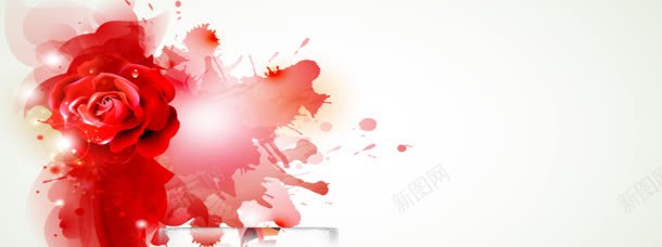 艳丽花朵背景jpg设计背景_新图网 https://ixintu.com 化妆品宣传 女人香水广告PSD分层模板免费下载 梦幻花朵