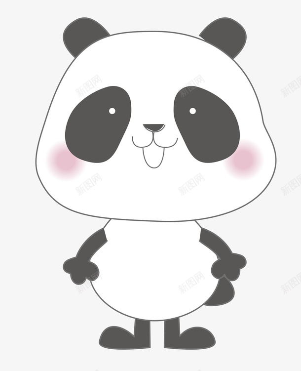 卡通可爱小动物装饰动物头像png免抠素材_新图网 https://ixintu.com 动物可爱 卡通动物 头像 小清新海报设计 手绘动物头像 熊猫 萌萌哒的小动物 装饰卡通