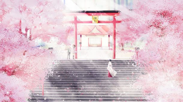 粉色梦幻花朵台阶jpg设计背景_新图网 https://ixintu.com 台阶 梦幻 粉色 花朵