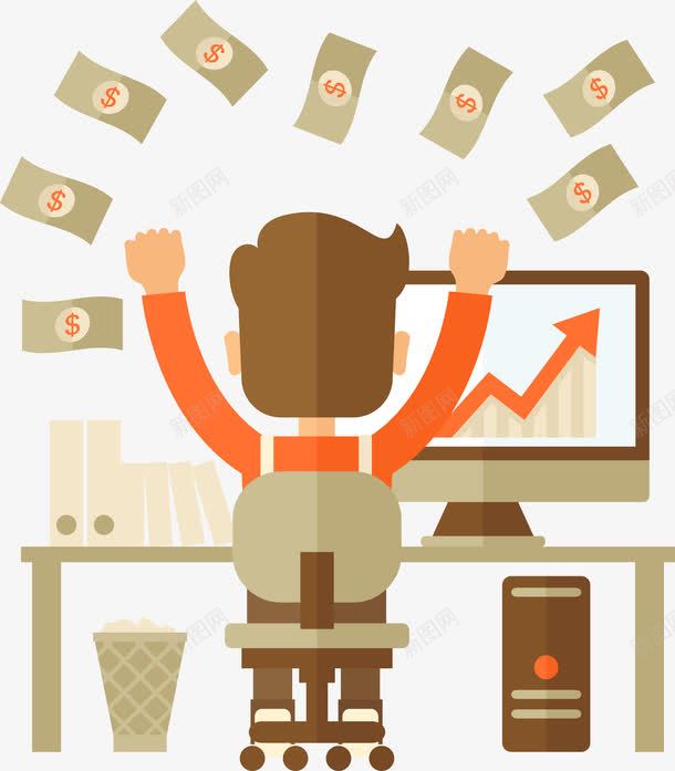 卡通人物png免抠素材_新图网 https://ixintu.com PPT 人物 信息 卡通小人 商业 商务 实现目标 成功 插画
