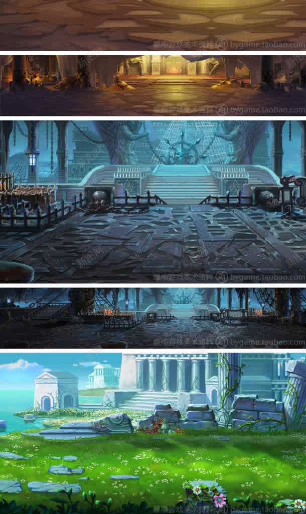 手绘梦幻大西洋场景jpg设计背景_新图网 https://ixintu.com 场景 大西洋 梦幻