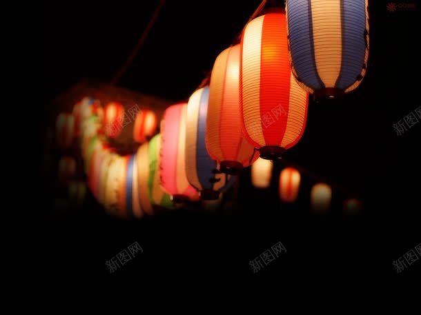 挂红灯笼喜闹元宵jpg设计背景_新图网 https://ixintu.com 元宵 红灯笼