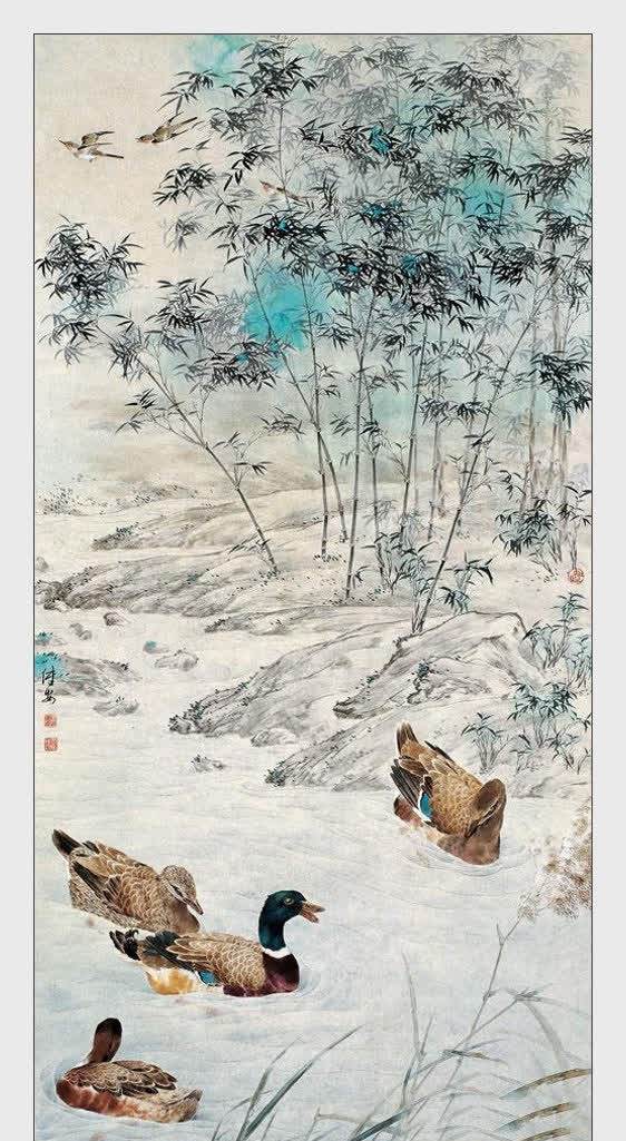 中国名家竹林画集jpg设计背景_新图网 https://ixintu.com 中国 名家 画集 竹林