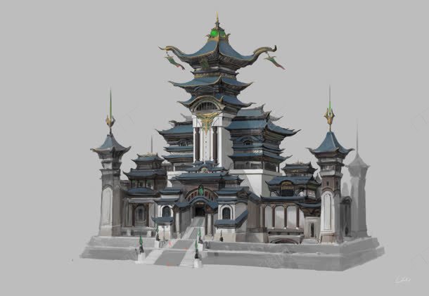 白色梦幻高楼建筑jpg设计背景_新图网 https://ixintu.com 建筑 梦幻 白色 高楼