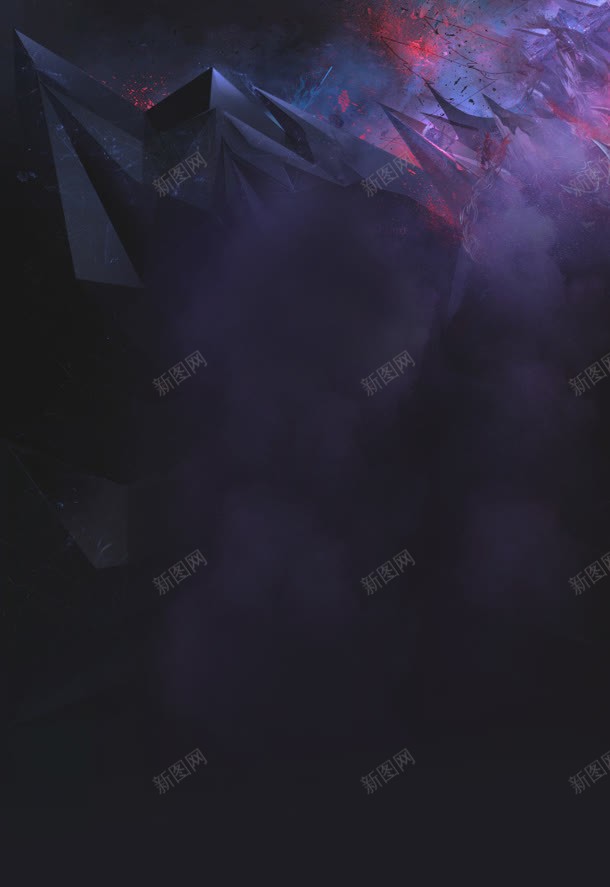 手绘游戏山蹦地裂jpg设计背景_新图网 https://ixintu.com 游戏
