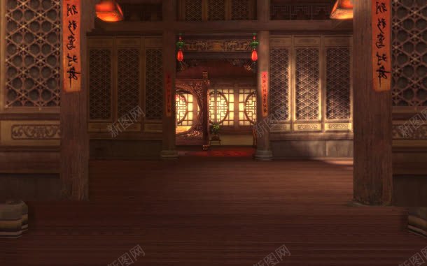 中国风大院海报背景jpg设计背景_新图网 https://ixintu.com 国风 大院 海报 背景