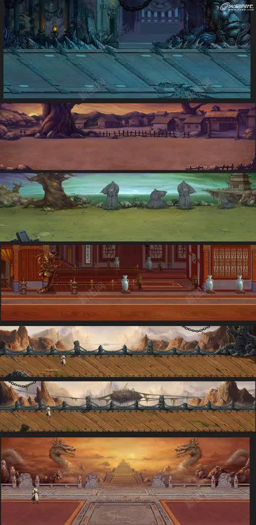 插画风景建筑原画jpg设计背景_新图网 https://ixintu.com 建筑 插画 风景
