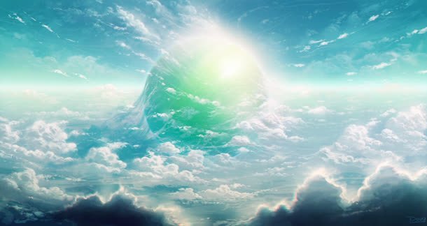 蓝色背景白云星球jpg设计背景_新图网 https://ixintu.com 星球 白云 背景 蓝色