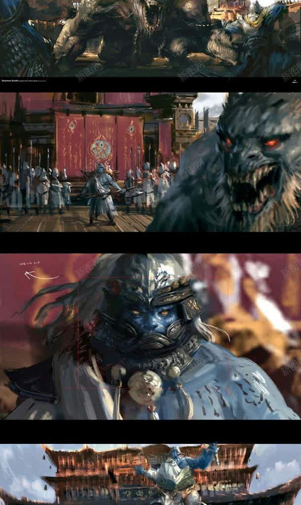 网络游戏激战画面jpg设计背景_新图网 https://ixintu.com 游戏 激战 画面 网络