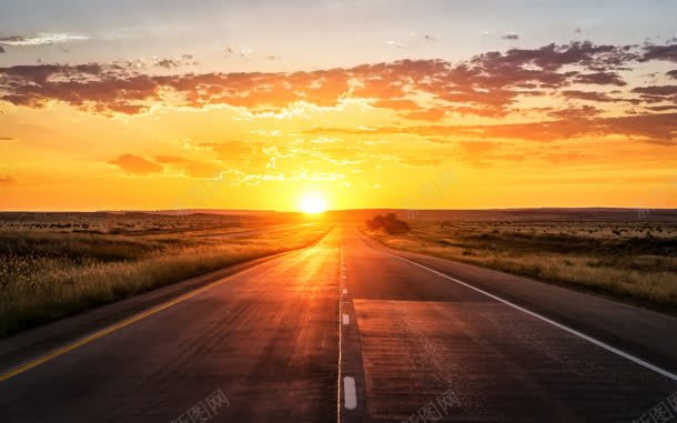 夕阳公路辽阔自由jpg设计背景_新图网 https://ixintu.com 公路 夕阳 大雨来临前夕 自由 辽阔