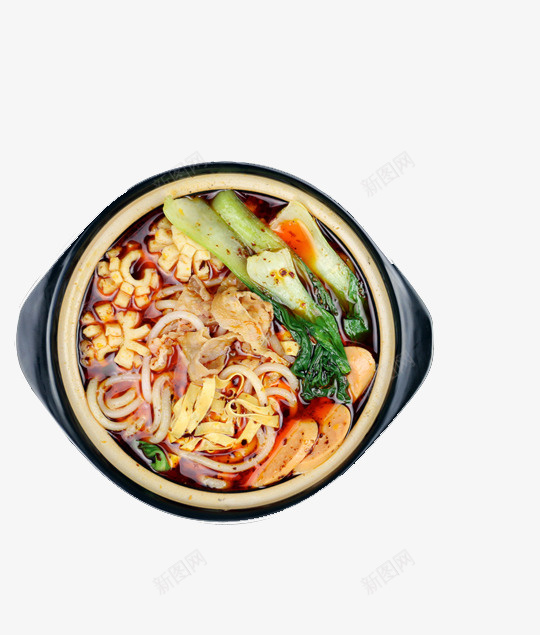 风味麻辣烫png免抠素材_新图网 https://ixintu.com 原料 川味 汤底 砂锅 红汤 美食 营养 重庆麻辣烫 风味 麻辣烫