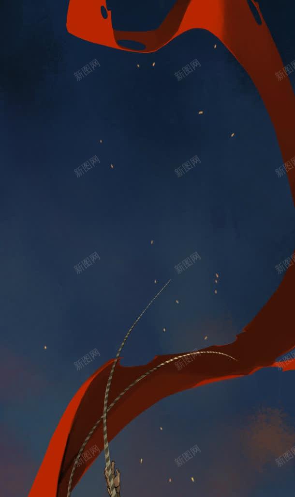 诗意丝带星光寄托jpg设计背景_新图网 https://ixintu.com 丝带 寄托 星光 诗意