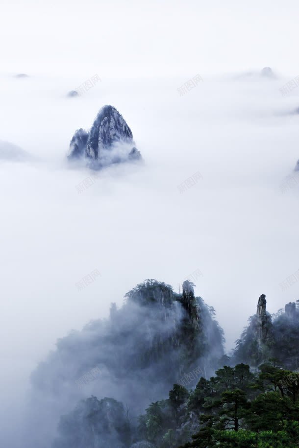 云海缭绕怪石嶙峋jpg设计背景_新图网 https://ixintu.com 云海 嶙峋 怪石 缭绕