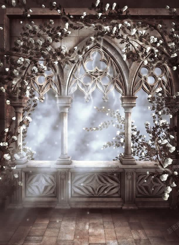 白色简约玫瑰梦幻装饰jpg设计背景_新图网 https://ixintu.com 梦幻 玫瑰 白色 简约 装饰