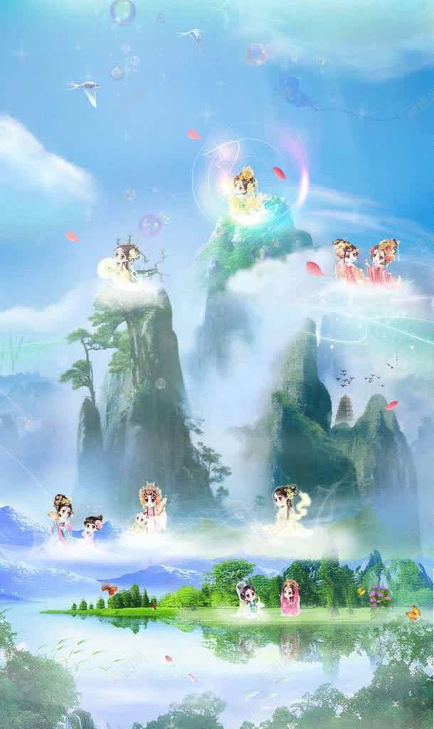 游戏小人物环节jpg设计背景_新图网 https://ixintu.com 小人物 游戏 环节 设计