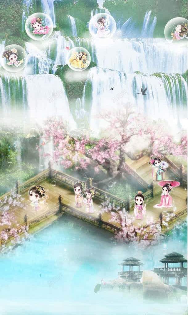 游戏小人物环节jpg设计背景_新图网 https://ixintu.com 小人物 游戏 环节 设计