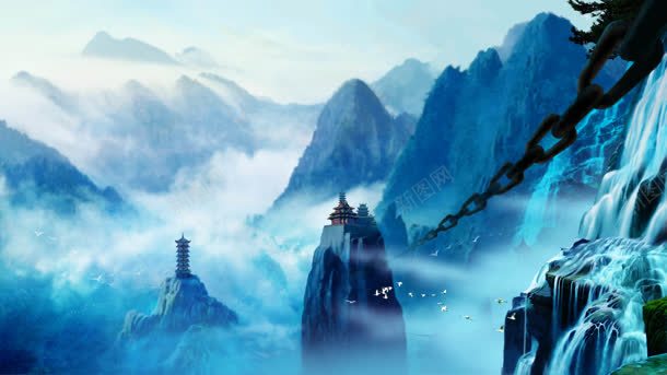 古代武侠场景背景jpg设计背景_新图网 https://ixintu.com 古代 古典 图片 场景 手绘 武侠 背景