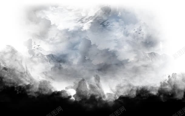水墨丹青画的海报背景jpg设计背景_新图网 https://ixintu.com 丹青 水墨 海报 背景