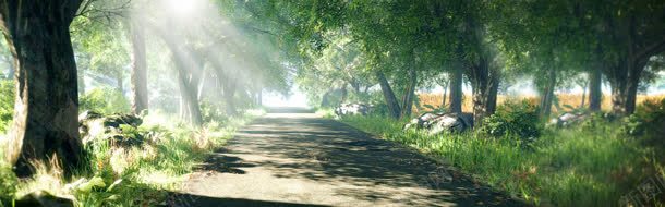 绿色道路清爽淘宝海报背景jpg设计背景_新图网 https://ixintu.com banner 家居 淘宝素材 淘宝背景 童装 背景