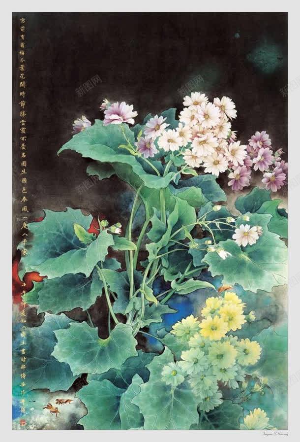 邹传安国画集鲜花盛开jpg设计背景_新图网 https://ixintu.com 安国 画集 盛开 鲜花