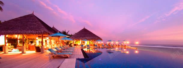 旅游夜晚海景唯美背景bannerjpg设计背景_新图网 https://ixintu.com banner 唯美 夜晚 旅游 海景 背景