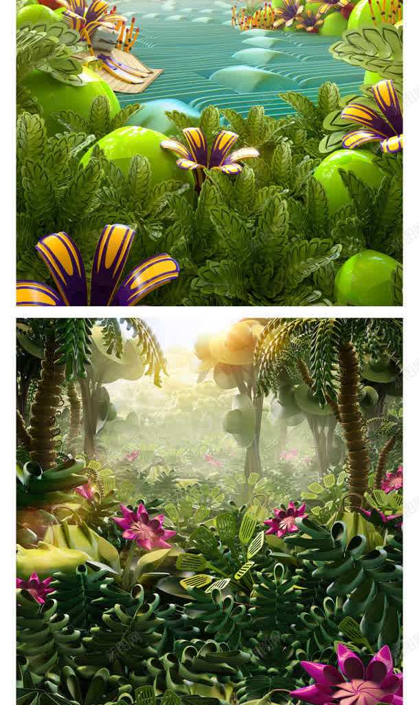 神秘绿色森林海报jpg设计背景_新图网 https://ixintu.com 森林 海报 神秘 绿色