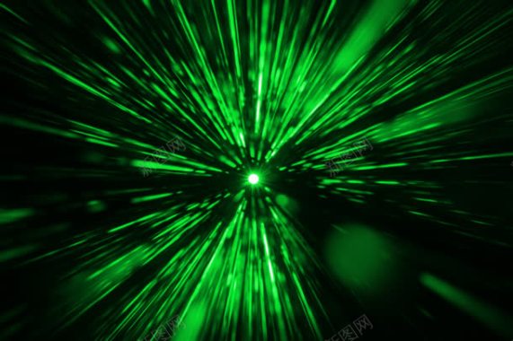 粒子绿色光线千万条光束背景