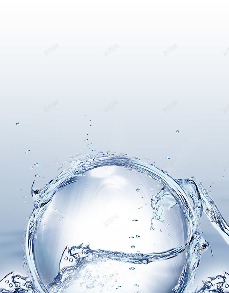 唯美蓝色水纹化妆品海报背景模板psd设计背景_新图网 https://ixintu.com 化妆品 化妆品海报 唯美 水光圈 水滴 水纹 海报背景 背景模板 蓝色