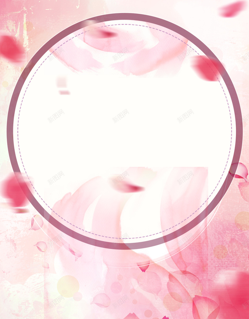 简约粉色妇女节花瓣海报背景jpg设计背景_新图网 https://ixintu.com 女人节 女王节 妇女节宣传 展板 晚会 母亲节 海报 简约 粉色 舞台 节日素材 花瓣