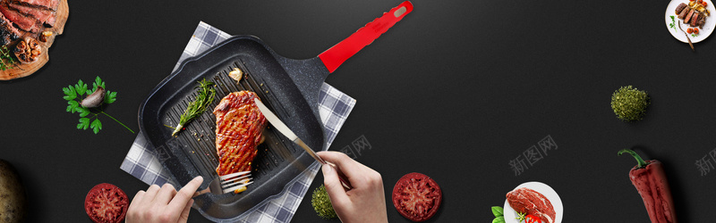 中式美食文艺简约黑色bannerpsd设计背景_新图网 https://ixintu.com 中华料理 中国菜 中式 传统美食 家常菜 小吃 海 火锅 烧烤 煲仔饭 盖浇饭 美味 自助餐 麻辣烫