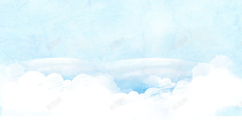 清新蓝色天空H5背景PSD分层psd设计背景_新图网 https://ixintu.com H5背景 PSD分层素材 卡通 天空 手绘 浅色 清新 蓝色