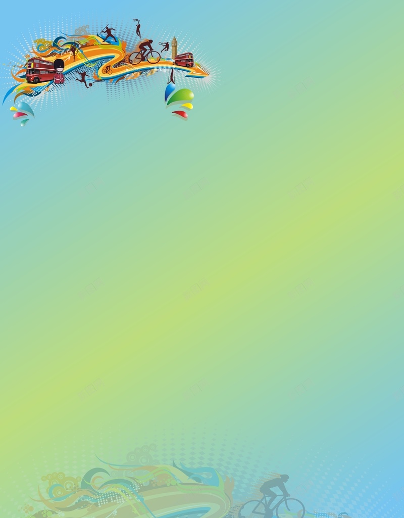 手绘运动背景cdr设计背景_新图网 https://ixintu.com 几何 扁平 手绘 渐变 简约 运动