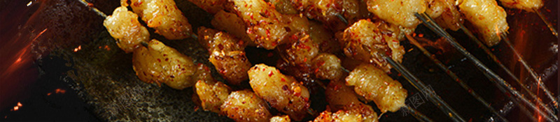 黑色背景简约烧烤美食海报psd设计背景_新图网 https://ixintu.com 中华美食海报 传统美食 烤肉串 烤肉海报 烧烤海报 羊肉串 美食海报 餐饮