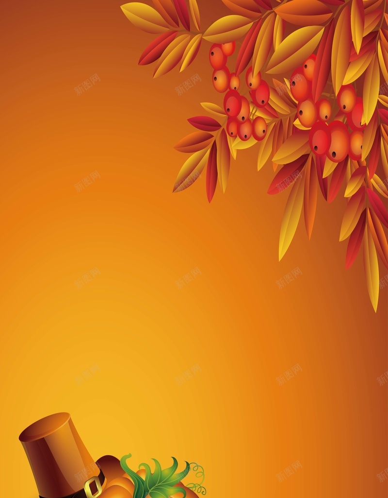 橘黄色树叶下的南瓜和帽子背景矢量图ai高清背景_新图网 https://ixintu.com AI 南瓜 帽子 树叶 橘黄色 海报 温暖 矢量素材 背景 风景 高清背景设计图 矢量图